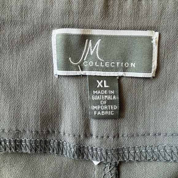 JM Collection Gray Midi Pencil Skirt - Picture 2 of 9